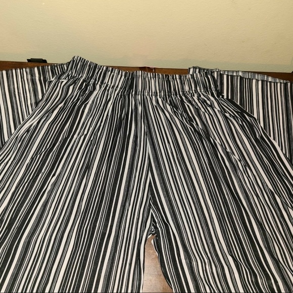 NWT High Waist Striped Palazzo Pants -OS - Picture 6 of 6